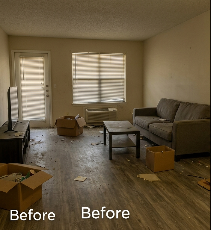 Before cleaning