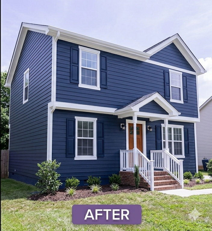 After painting